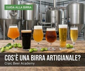 ALT Birra artigianale servita nel bicchiere con luppolo e malto Title Birra artigianale - Guida completa Caption Una birra artigianale servita nel bicchiere con ingredienti naturali. Description Immagine utilizzata nella guida dedicata alla birra artigianale.