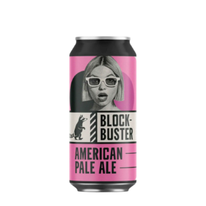 Lattina di Wild Raccoon Block Buster, American Pale Ale, IPA artigianale italiana dal profilo intensamente luppolato.