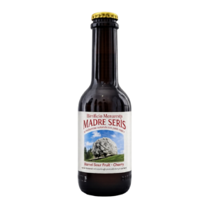 Menaresta Madre Serìs Sour Ale affinata in barrique con ciliegie.